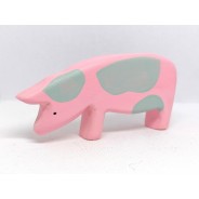 Figurina din lemn - porc - KUC