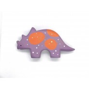 Figurina din lemn - triceratops 